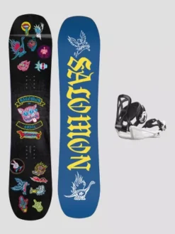 Salomon Grail+Goodtime Black Xs 2024 Snowboard Set