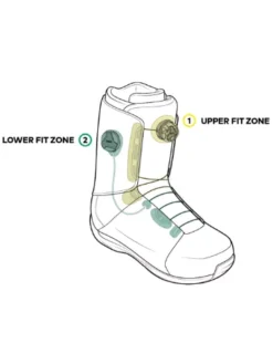 Thirtytwo Lashed Double BOA Melancon Snowboard Boots -Optimal Ski Shop LashedDoubleBOAMelanconSnowboardBoots 3