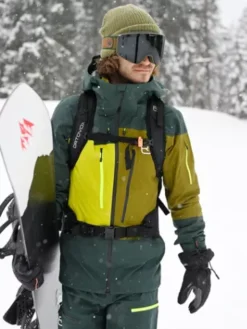 Ortovox Merino Freeride 3 Finger Mittens -Optimal Ski Shop MerinoFreeride3FingerMittens 2