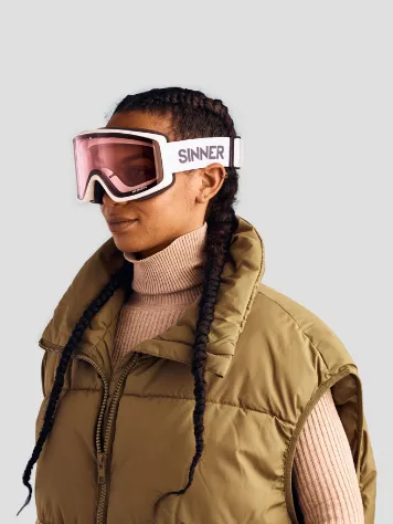 SINNER Sin Valley S Matte White (+Bonus Lens) Goggl 3 SINNER Sin Valley S Matte White (+Bonus Lens) Goggl - Image 3